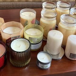 Large Bundle Lot of New Candles