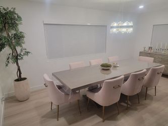 8  dining table chairs