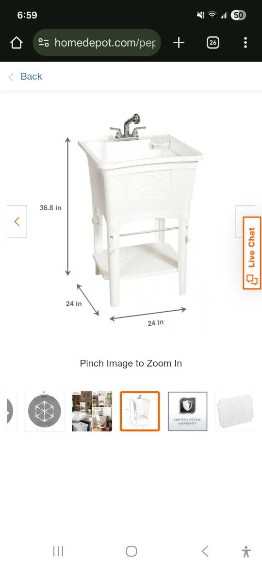 Brand New In Box. Utility Sink