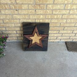 Wooden Star Decoration