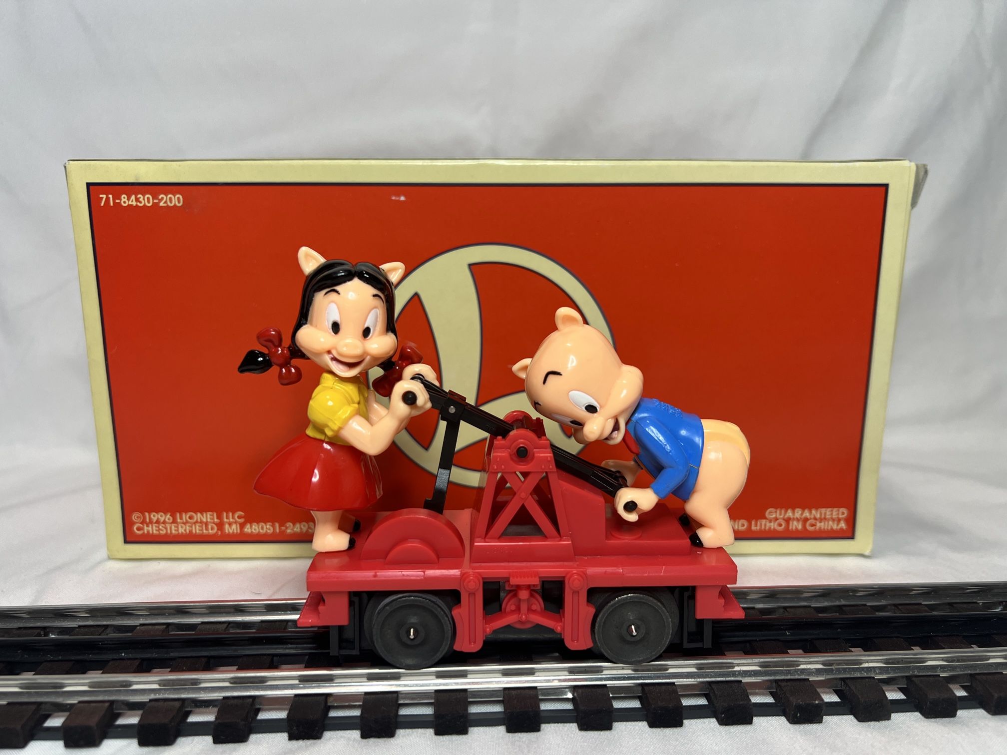 Porky And Petunia Handcar 6-18434 Train Lionel