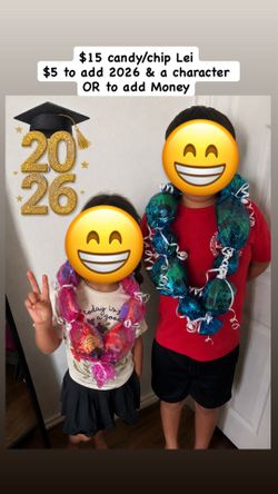 Candy/Chip Grad Leis
