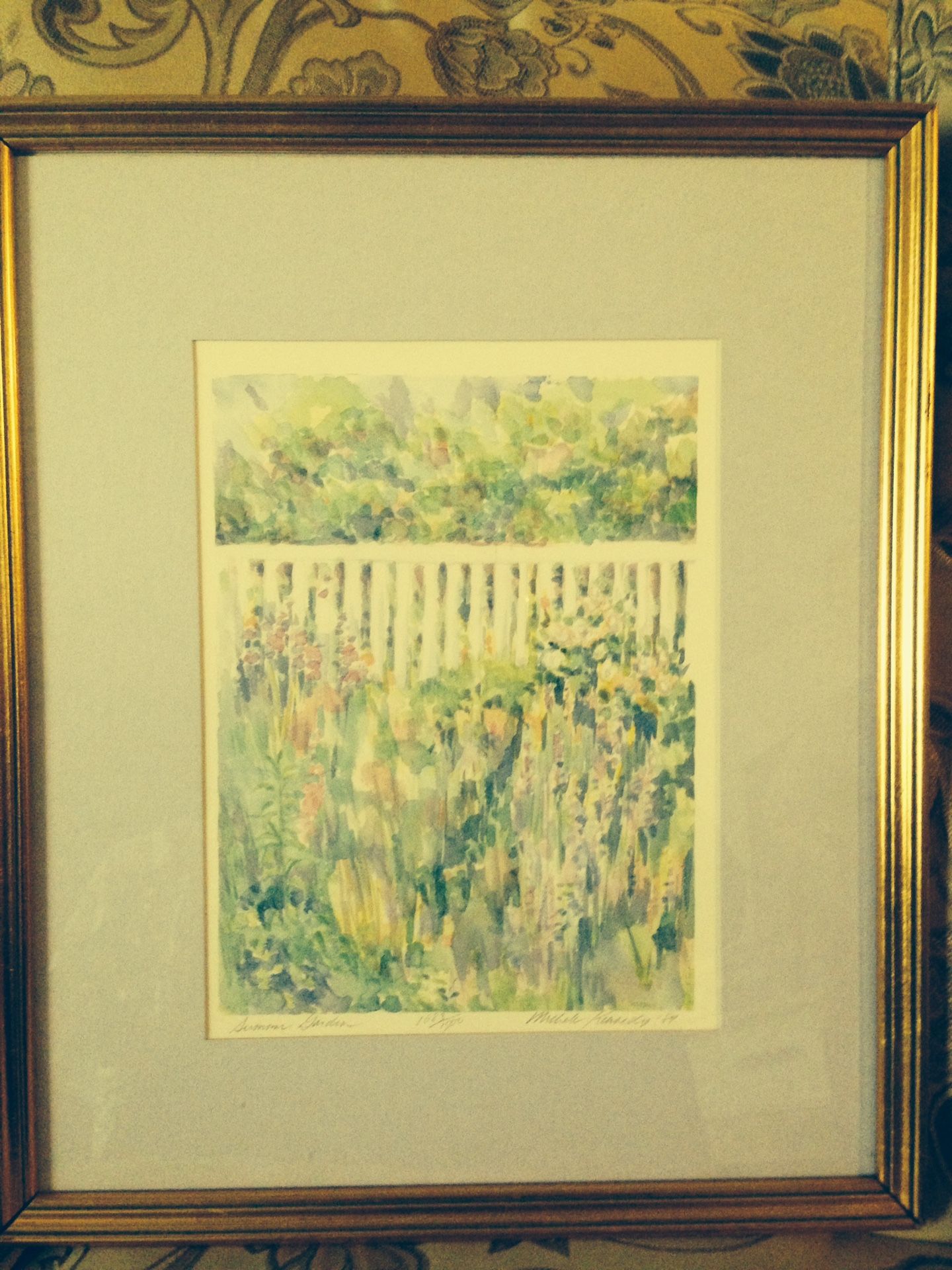 Michele kennedy framed wall original