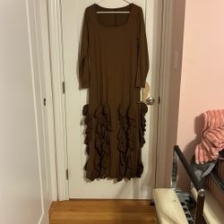 Brown Maxi Dress
