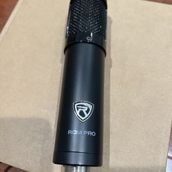 Rockville RCM PRO studio condenser microphone, Samsung condenser, cardioid polar pattern, rugged and durable, perfect for vocals and podcasts