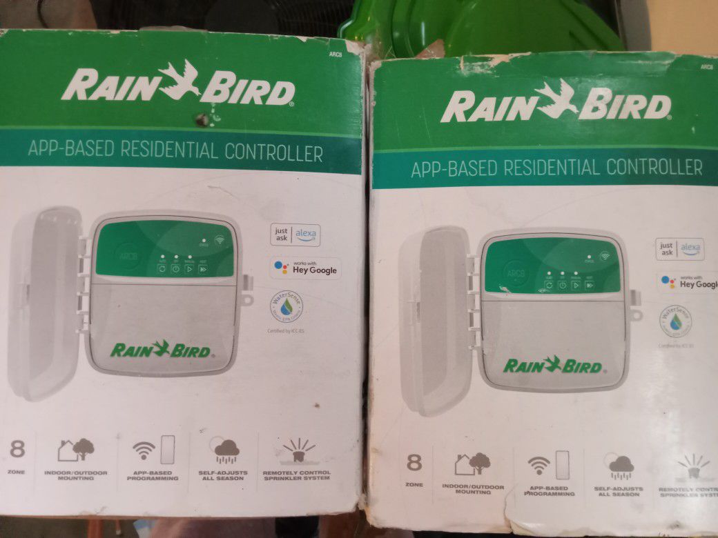 New (2)rainbird sprinkler system