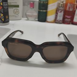 Tortoise Shell Balenciaga Sun Glasses 