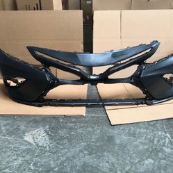 Primed Front Bumper For 2018 2019 2020 Toyota Camry SE XSE