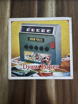 Draw Poker Cordless Electric Automatic Game