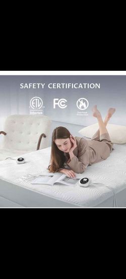 Reaks Queen Size Electric Heated Mattress Pad ( Brand New, In Original Bag ) For $45