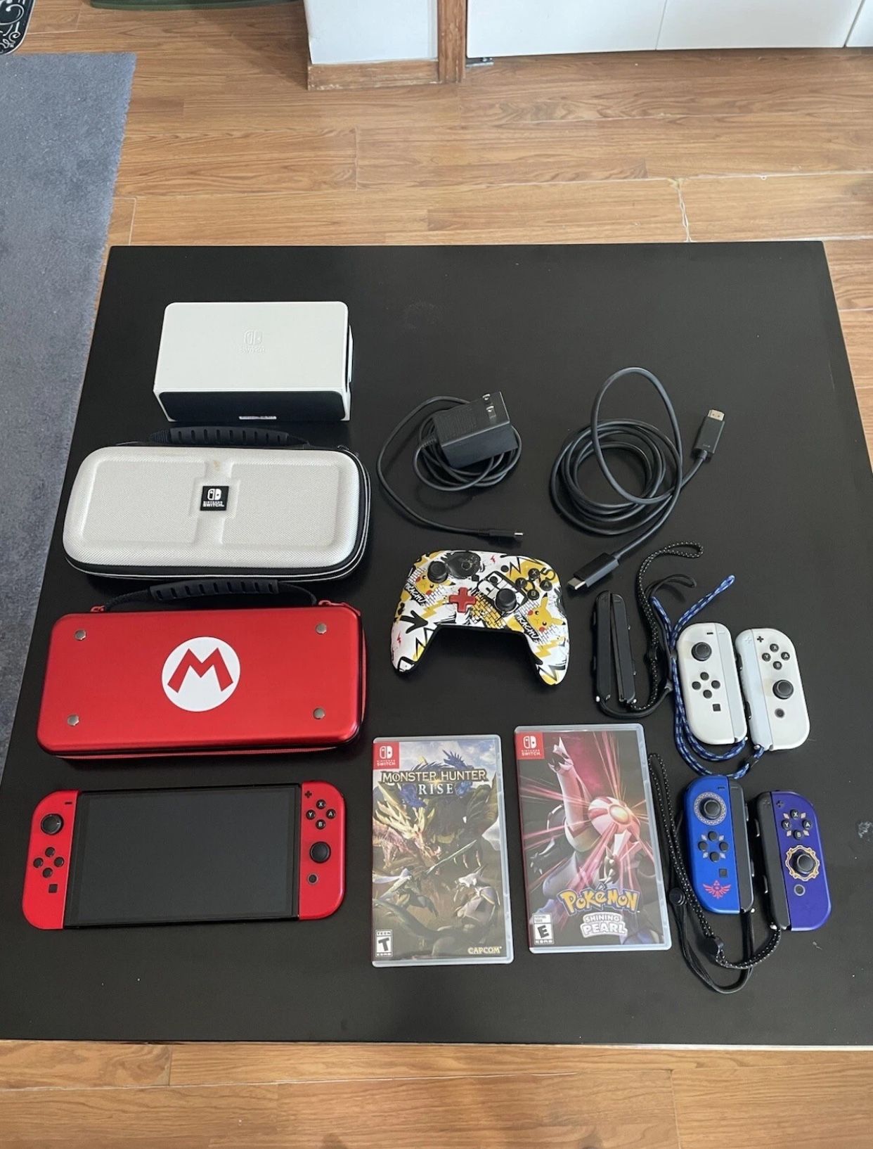 Switch Oled Console Bundle W/Games And Controller 💫💫