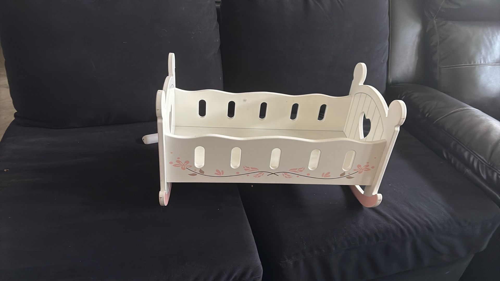 Baby Doll Wood Rocking Crib