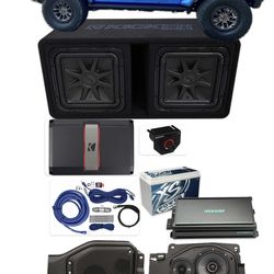 JEEP WRANGLE POWERFUL BASS AND VOICE PACKAGE KICKER AUDIO INSTALLED