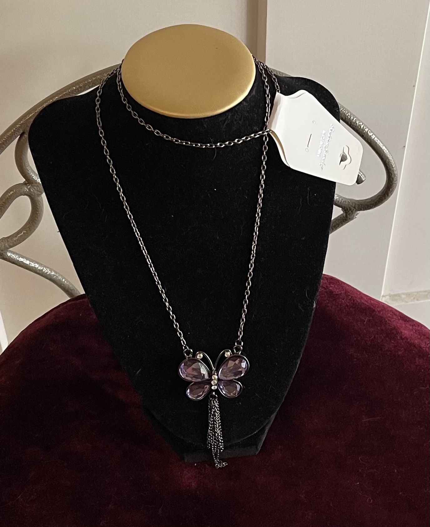 Butterfly Long Necklace 