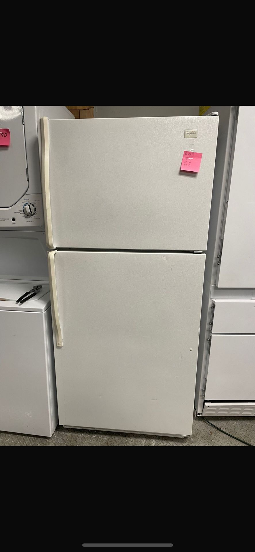 Whirlpool 30” Top Freezer/Bottom Refrigerator 