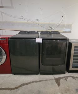 Black Samsung Washer And Dryer Set