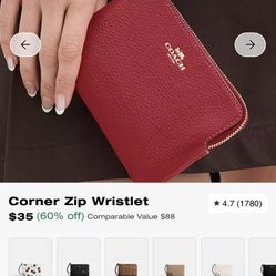 Coach Wristlet $20