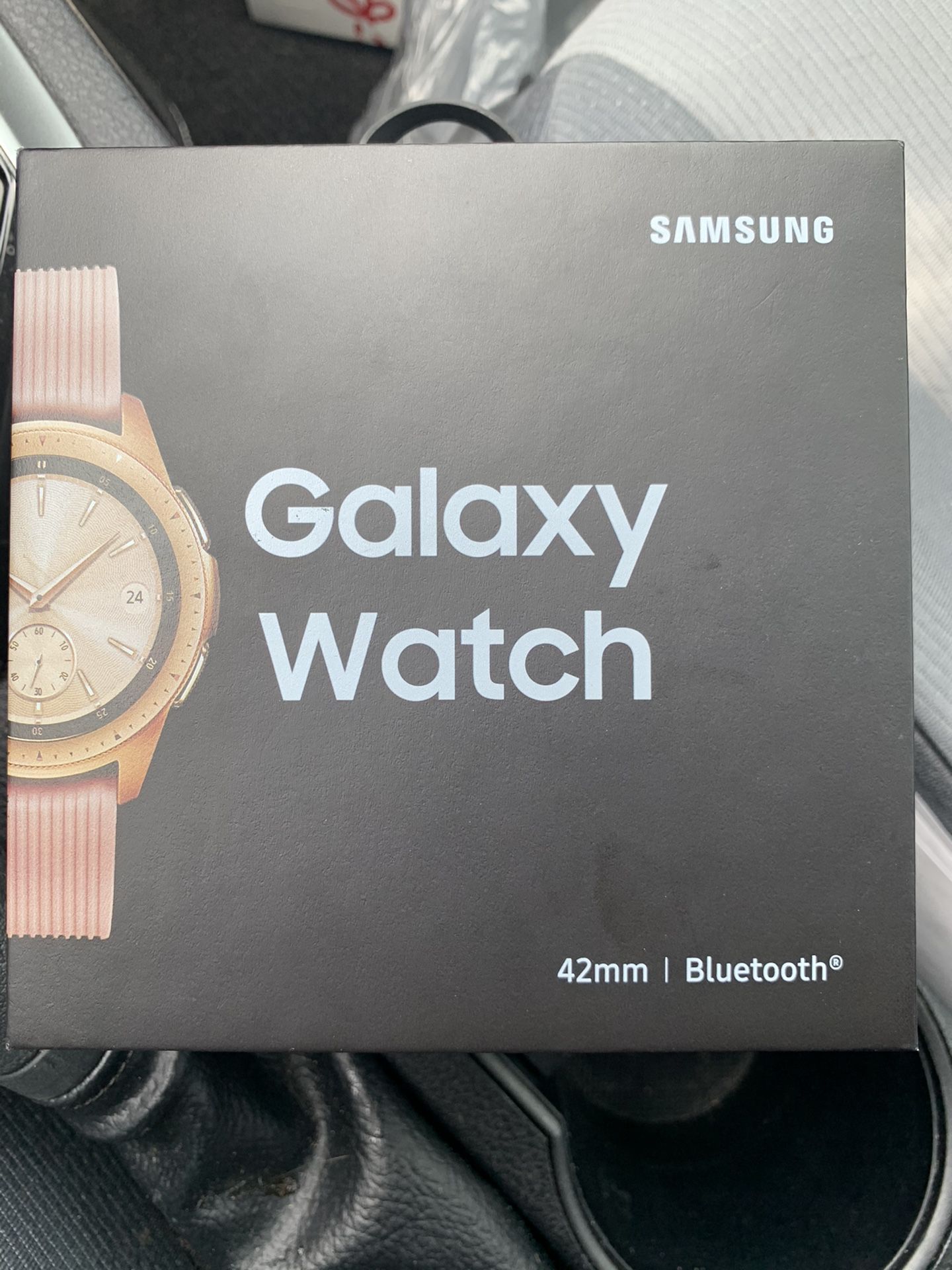 Samsung galaxy 42mm rose gold smart watch