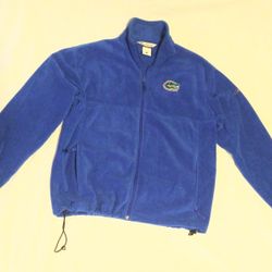 MEN'S FLORIDA GATORS ZIP UP FLEECE ( SIZE LARGE )