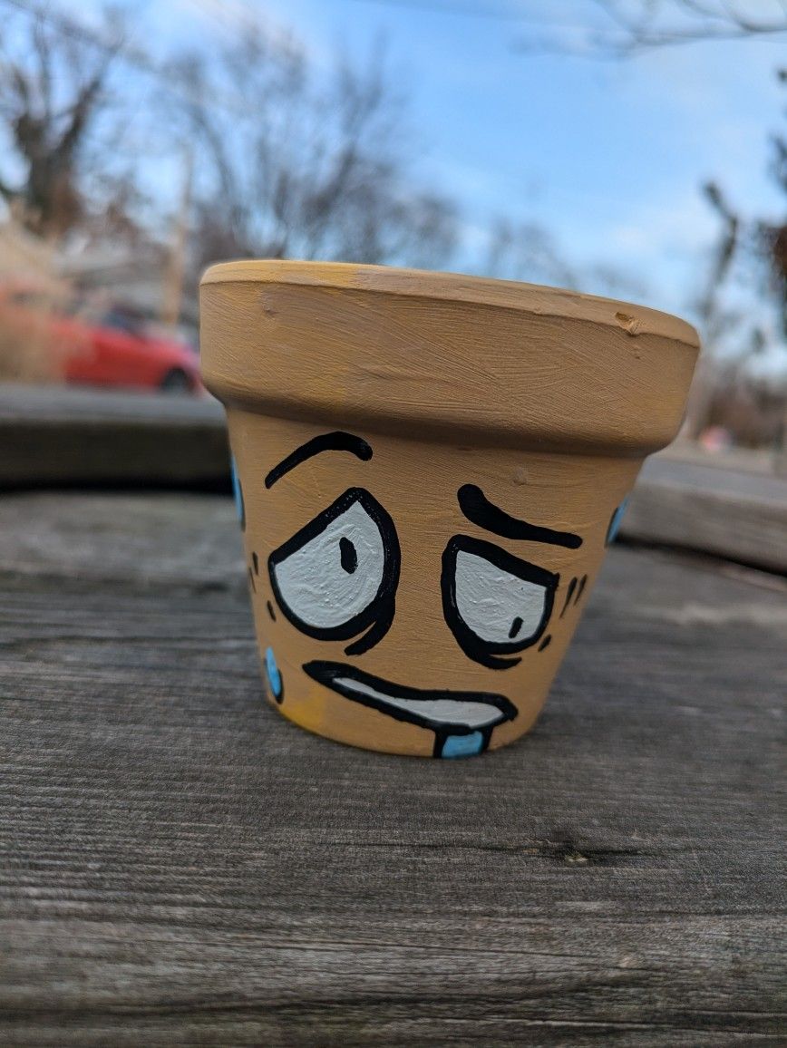 Zonked Flower Pot