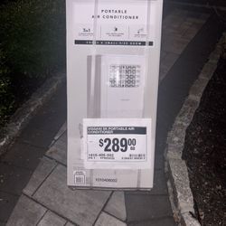 5,000 BTU 115-Volt 3-in-1 Portable Air Conditioner Unit Cools up to 150 sq. ft. with Dehumidifier and Remote in White