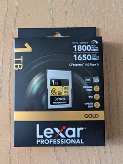 1TB CFexpress LEXAR Type A 4.0 GOLD (NEW SEALED)