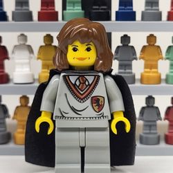 Lego Harry Potter Hermione Granger Minifigure HP002 Sorcerers Stone wirh Star Cape