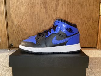 Air Jordan 1 Mid GS Hyper Royal