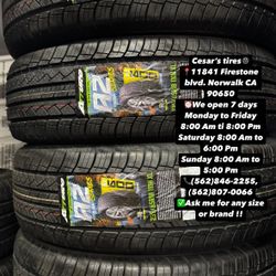 235/65R18 ATURO HT A SET OF FOUR NEW TIRES, INCLUDES MOUNTING AND BALANCING WITH WARRANTY, ASK  ME FOR ANY SIZE OR BRAND, WE HAVE THE BEST PRICES!!