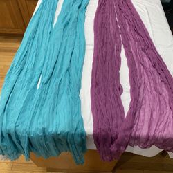 Teal And Purple Table Top Runners 