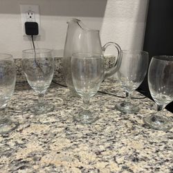 6 piece glass set