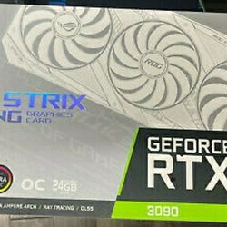 ASUS GeForce RTX 3090 OC Strix White Edition Graphics 


