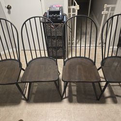 4 Spindle Windsor Dining Chairs
