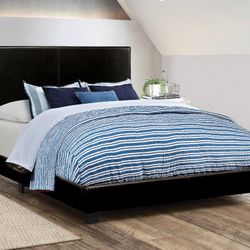 Bed Frame Leather, New in box,   Can Deliver 