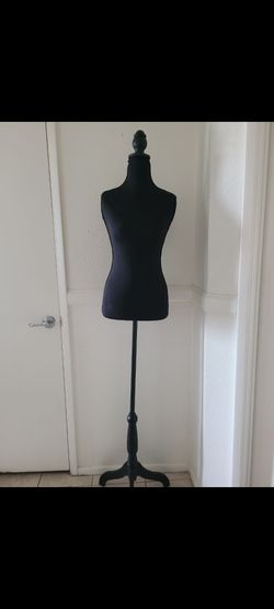 Black Female Dress Form Mannequin with Stand