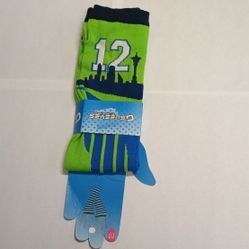 Seahawks 12 Fingerless Gloves NWT Arm Warmers 