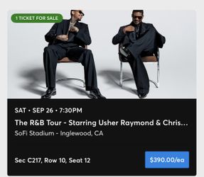 Chris Brown And Usher Ticket