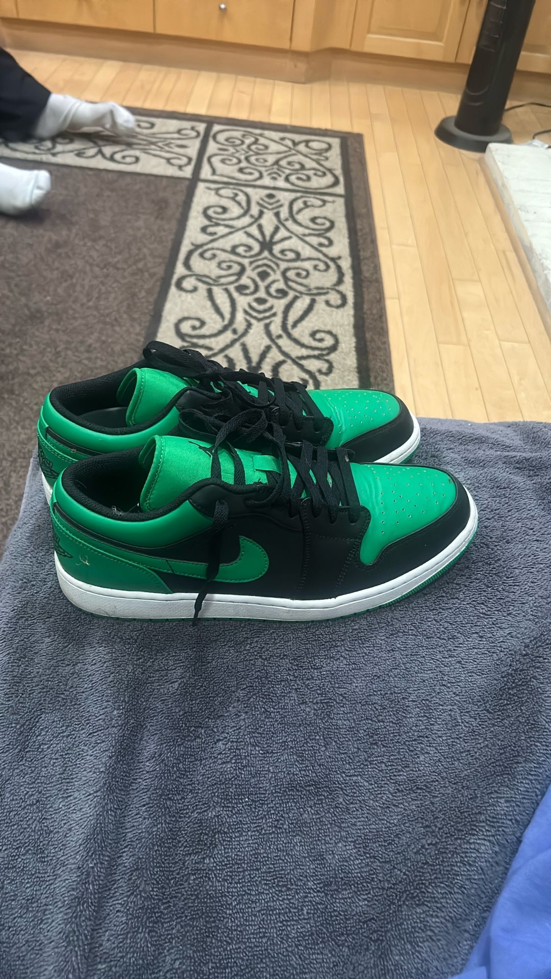 Size 12 Green Jordan Shoes