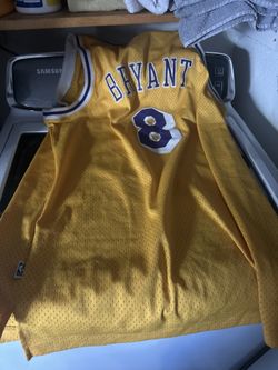 Kobe Bryant #8 Yellow Authentic Large