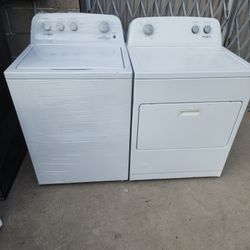 WHIRLPOOL TOPLOAD WASHER AND DRYER GAS