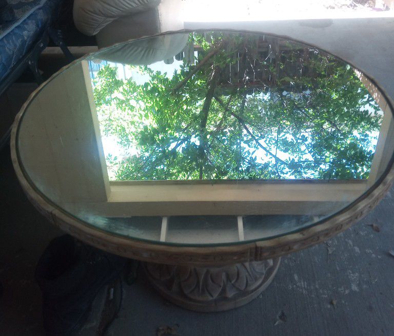Mirror End Table 
