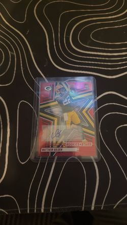 Matthew golden rookies and stars auto