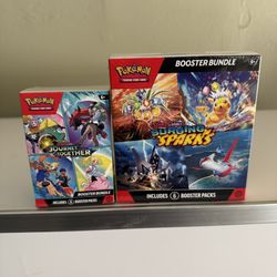 Pokemon Surging Sparks and Journey Together Booster Bundles
