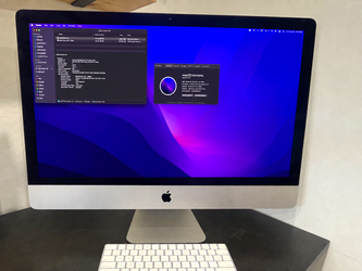 Apple iMac Retina 5K 27" Late 2015 i5-6500 3.20GHz Quad-Core 24GB RAM 524GB SSD Storage