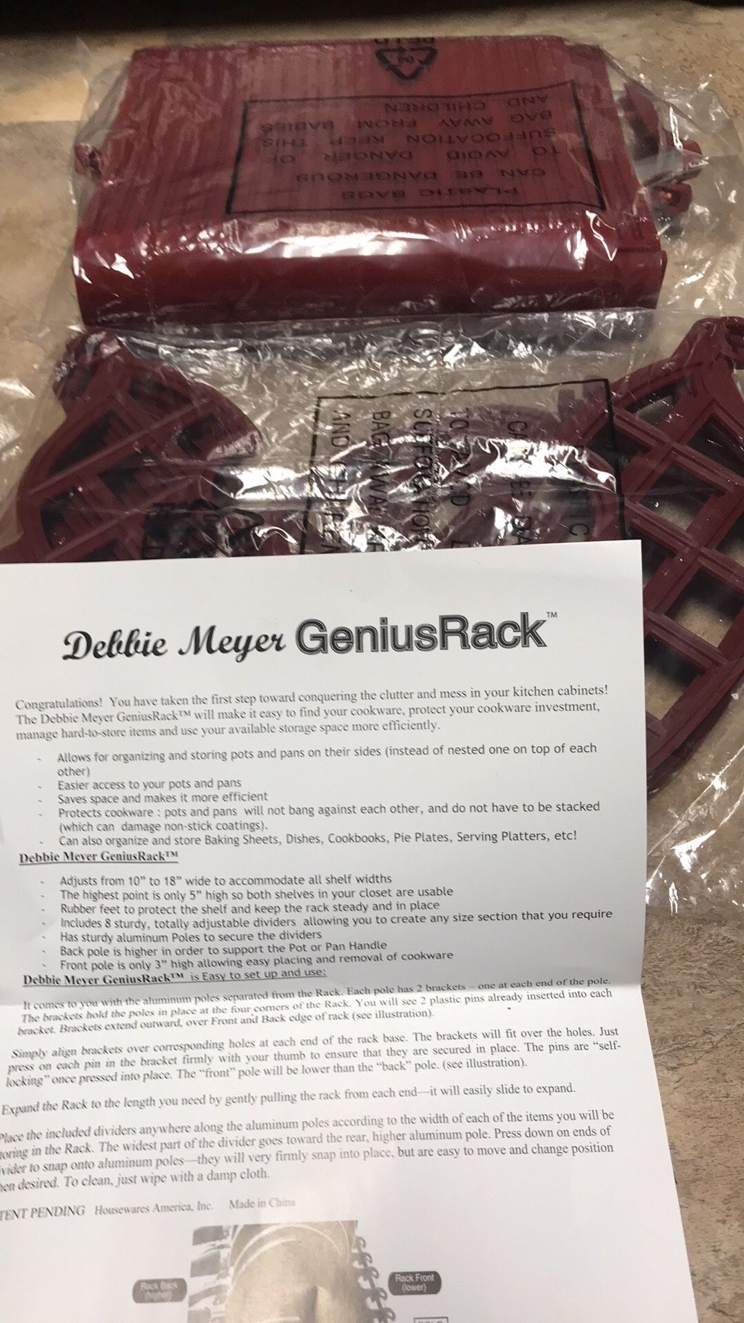 Debbie Meyer genius rack $10 new