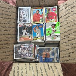 Box Full Of Baseball Cards