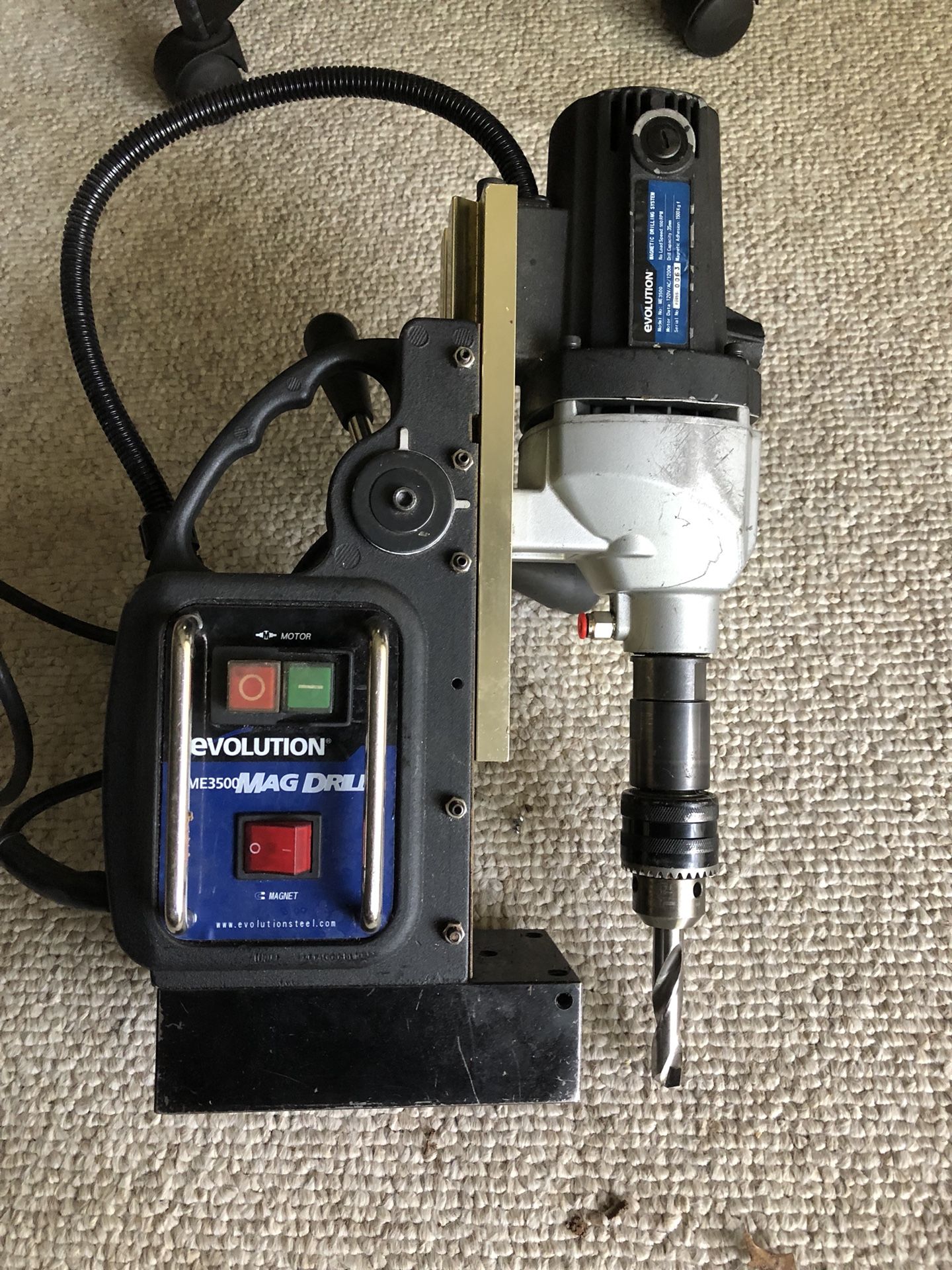 Evolution ME3500 Magnetic Drill