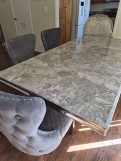 Dining room table  marble
