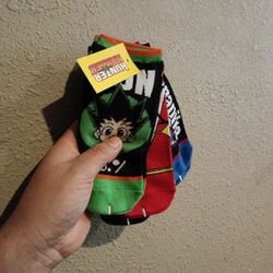 Hunter X Hunter Ankle Socks 5 Pack Size 4-10