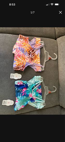 New girl size 7/8 bathing suits